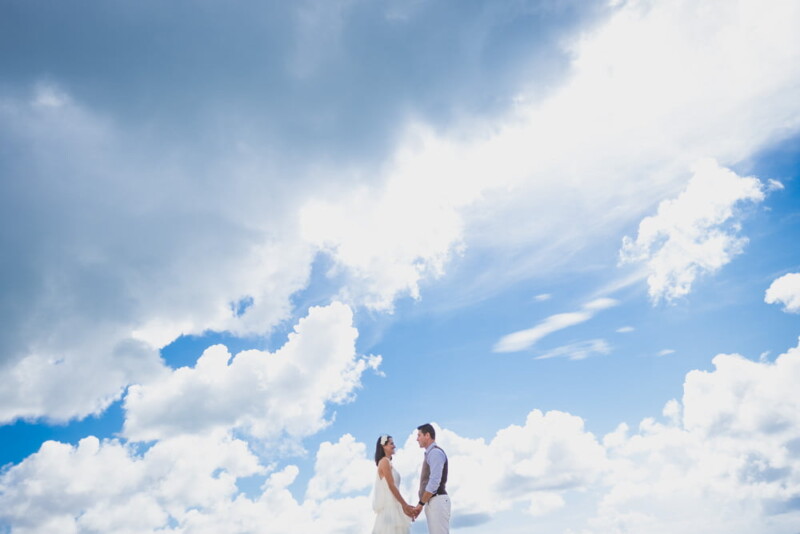 Post Wedding Couple photo session St. Martin