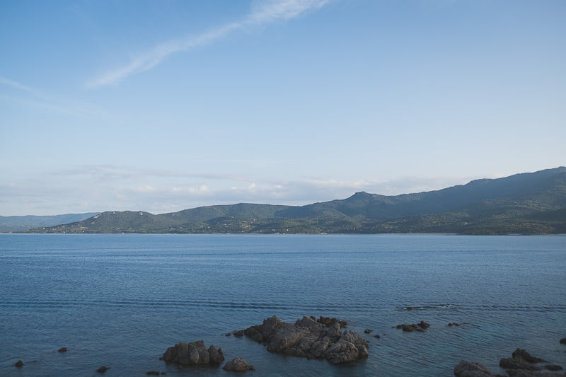 Post wedding family session in Corsica
