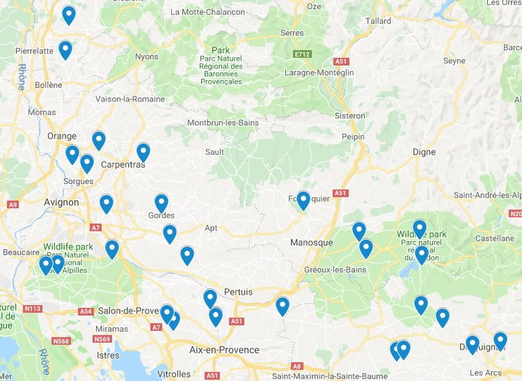 Luxury and intimate wedding venues in Provence