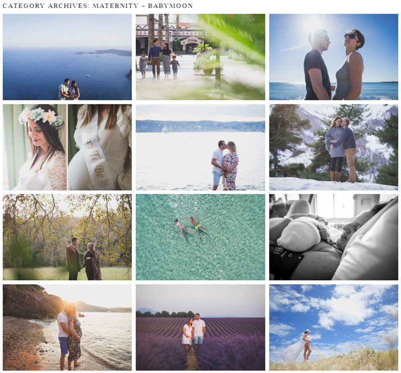 Provence French Riviera Babymoon maternity session