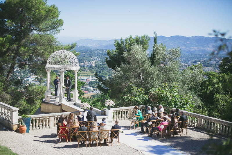 French Riviera wedding chateau Saint Georges Grasse 7597