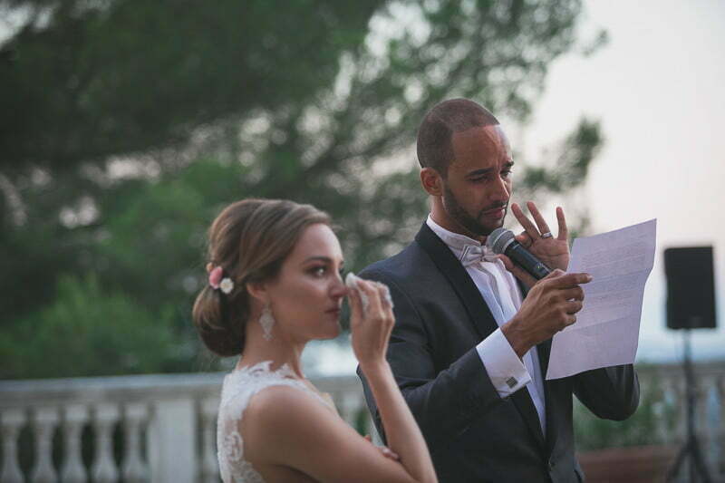 French Riviera wedding chateau Saint Georges Grasse 8859