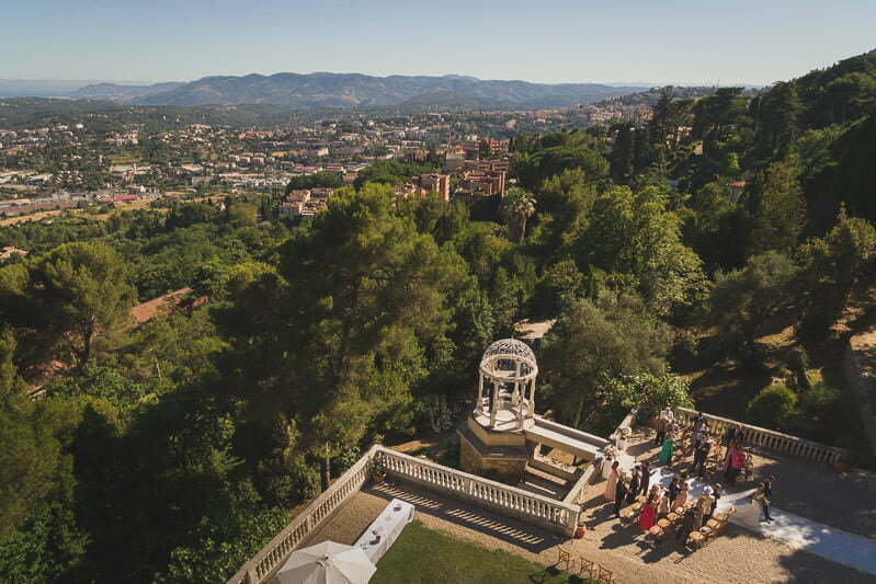 American wedding chateau Saint Georges French Riviera 0044