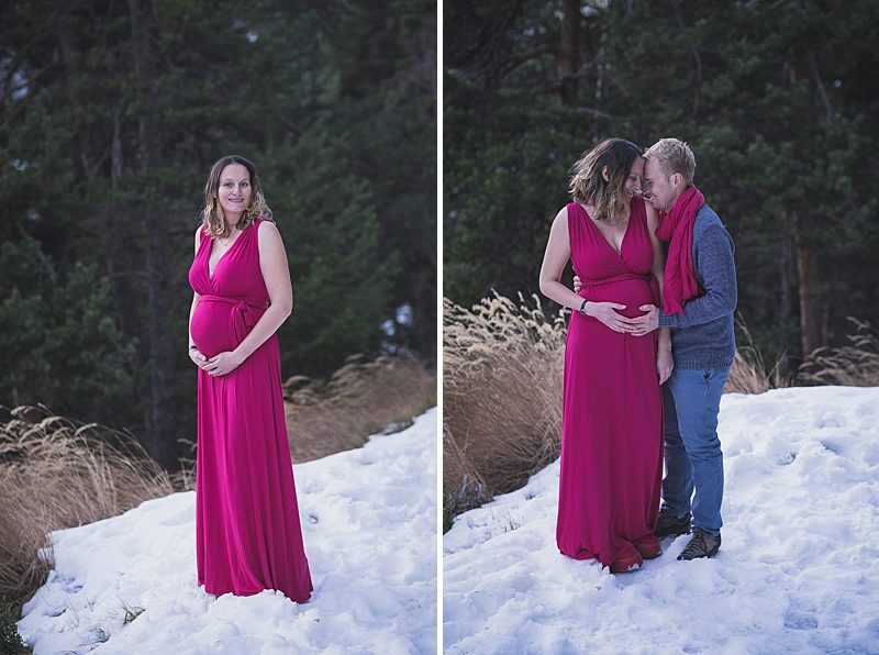 French Alps babymoon, Winter maternity session with snow in Auron.
Pictures by wildroses