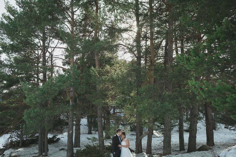 Wedding Day After Photo Session Mountains Auron Alpes 1032
