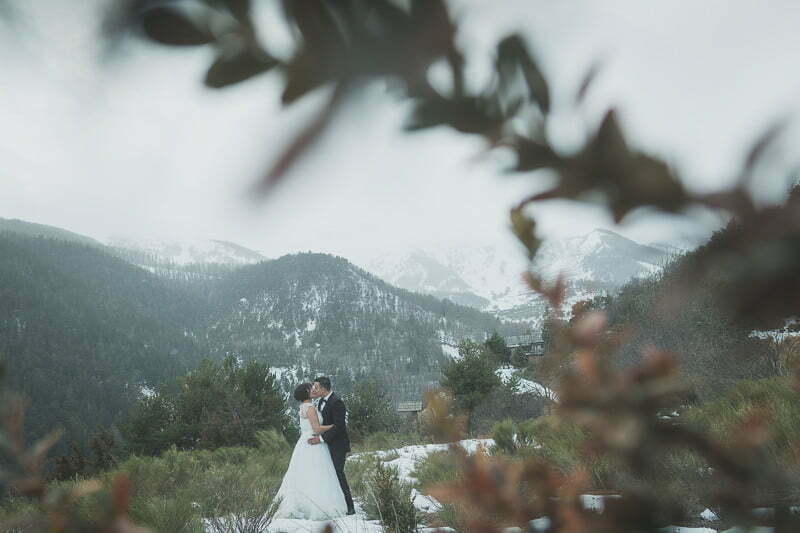 Wedding Day After Photo Session Mountains Auron Alpes 1298
