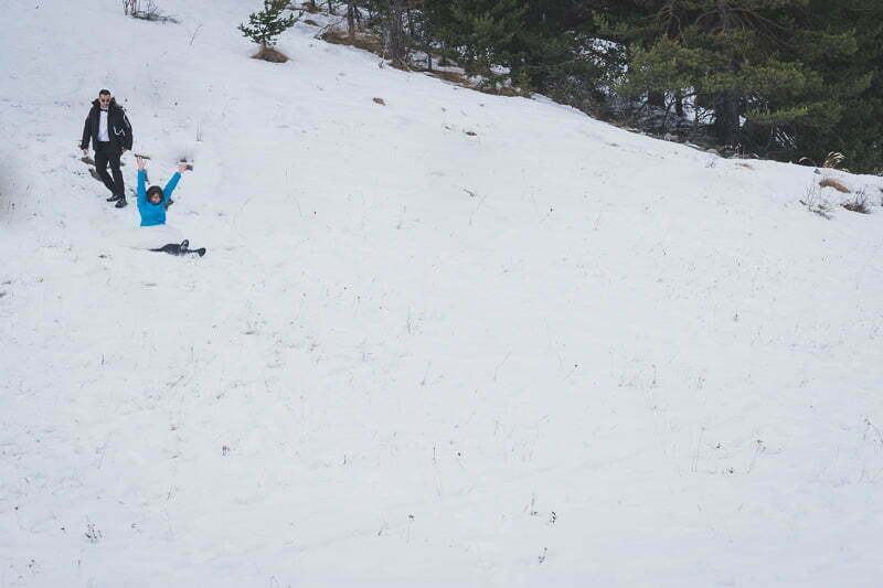 Wedding Day After Photo Session Mountains Auron Alpes 9278