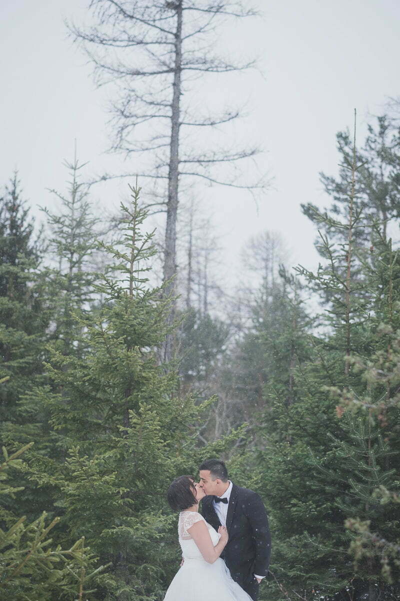 Wedding Day After Photo Session Mountains Auron Alpes 9401