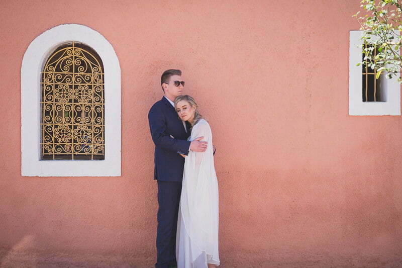 Jardin Majorelle Marrakech Post wedding couple photo session Morocco 25179
