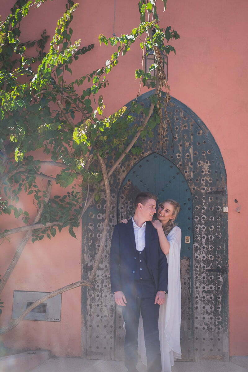 Jardin Majorelle Marrakech Post wedding couple photo session Morocco 25231