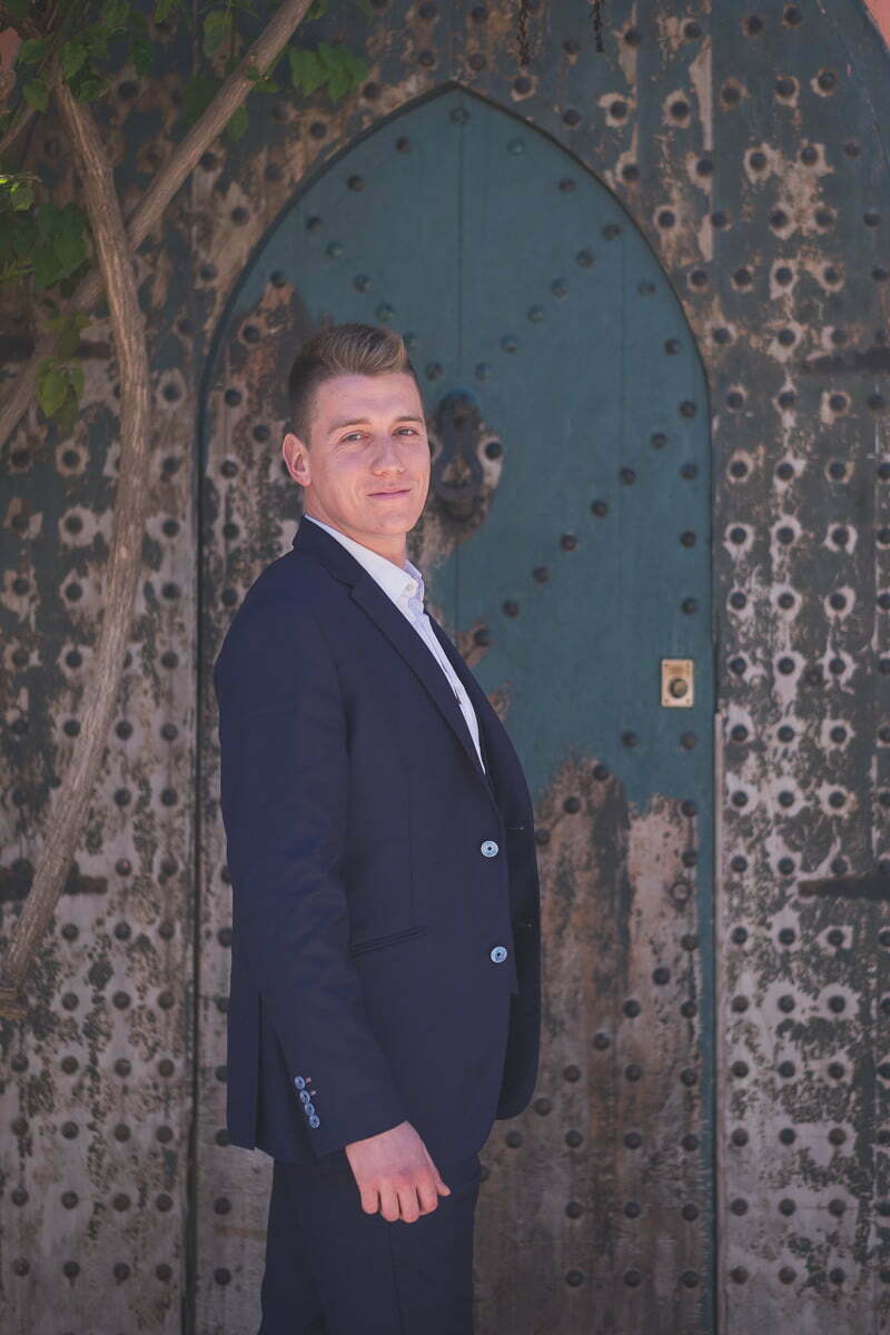 Jardin Majorelle Marrakech Post wedding couple photo session Morocco 25236