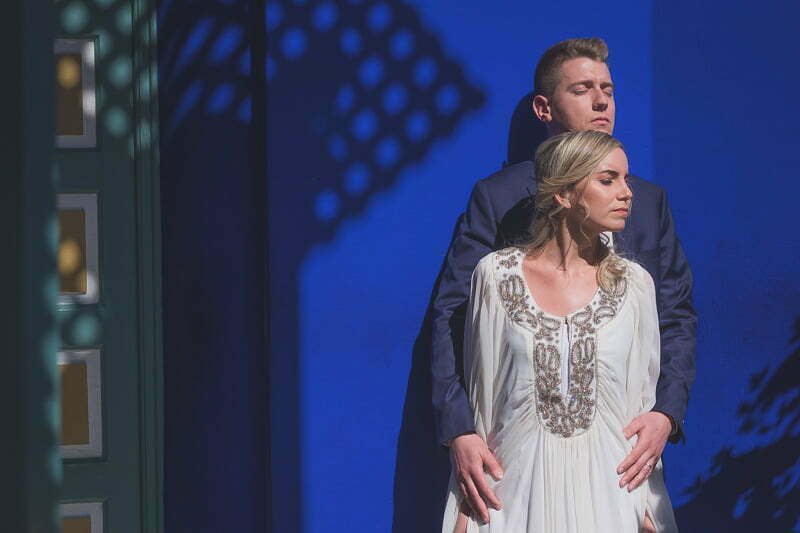 Jardin Majorelle Marrakech Post wedding couple photo session Morocco 25284