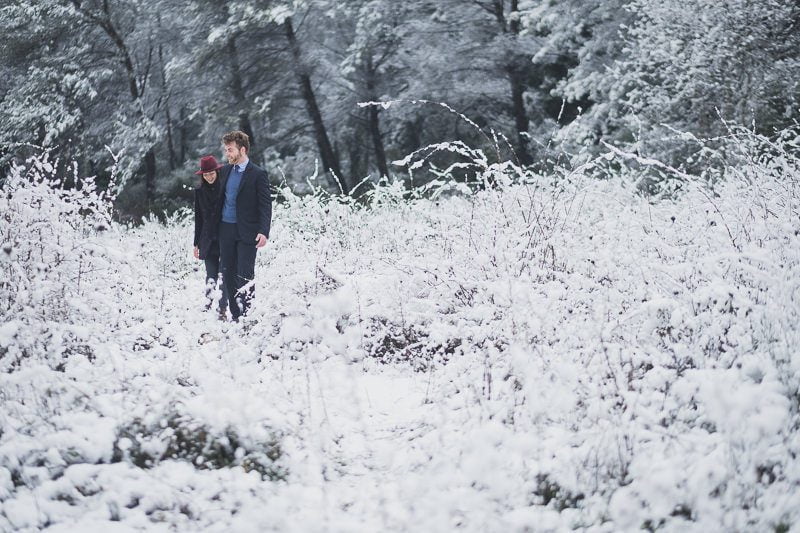 Snow Couple session French Riviera Bastide du Roy 1463
