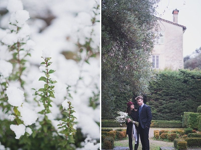 Snow Couple session French Riviera Bastide du Roy 1607