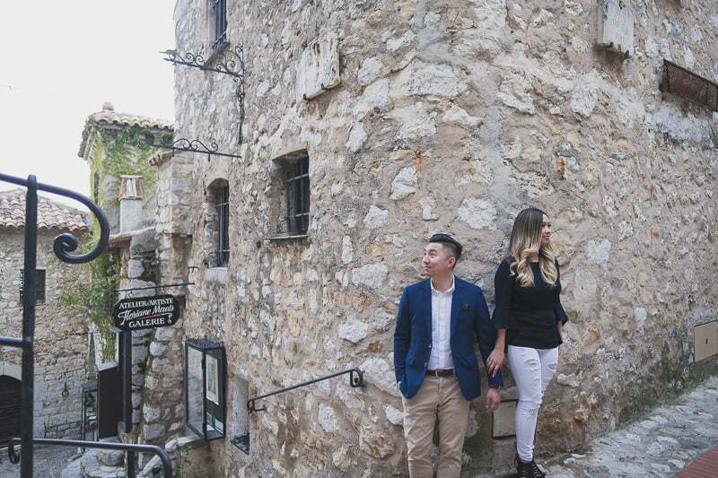 Asian Wedding Proposal French Riviera Eze Chateau Eza 117