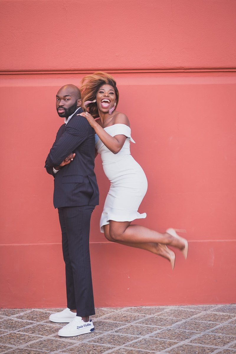 English Nigerian wedding proposal French Riviera Morocco 188