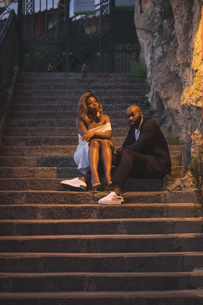 English Nigerian wedding proposal French Riviera Morocco 190