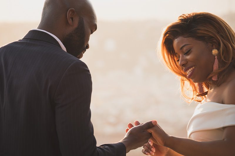 English Nigerian wedding proposal French Riviera Morocco 65