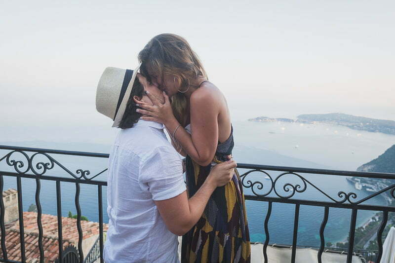 Wedding proposal Eze Chateau Eza French RIviera 1019