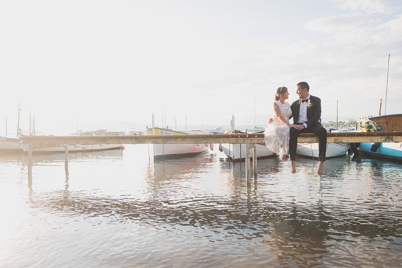 Bride and groom portraits 16 Seaside American Elopement Wedding French Riviera Belles Rives 1232