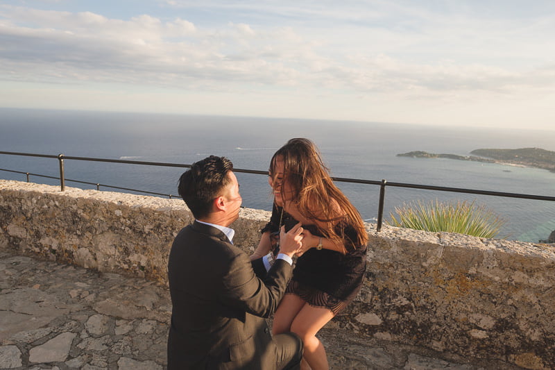 Surprise Wedding Proposal Eze Monaco Saint Jean Cap Ferrat 1024