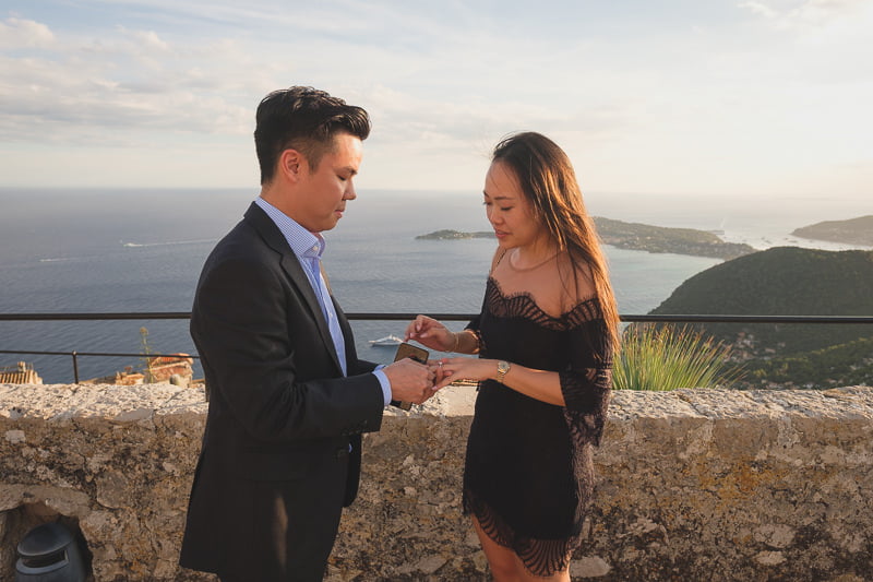 Surprise Wedding Proposal Eze Monaco Saint Jean Cap Ferrat 1029