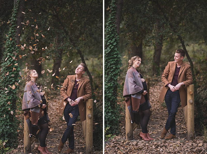 French Riviera Fall Babymoon, Maternity brown and yellow pictures 