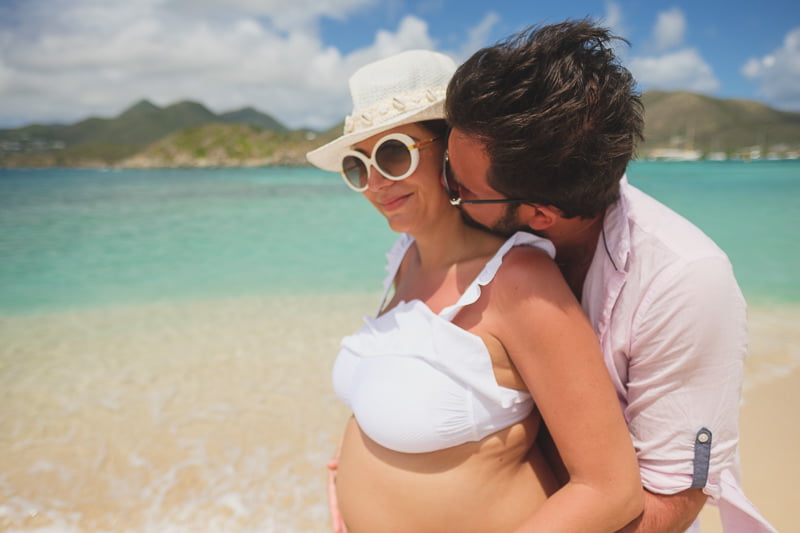 Post wedding maternity photo session Sint Maarteen caribbean 6740 17