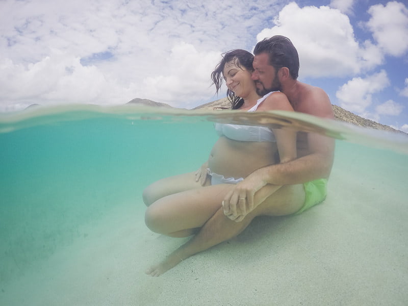 Post wedding maternity photo session Sint Maarteen caribbean 6740 27
