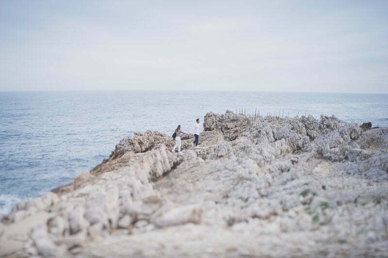 French Riviera Seaside wedding proposal 1081