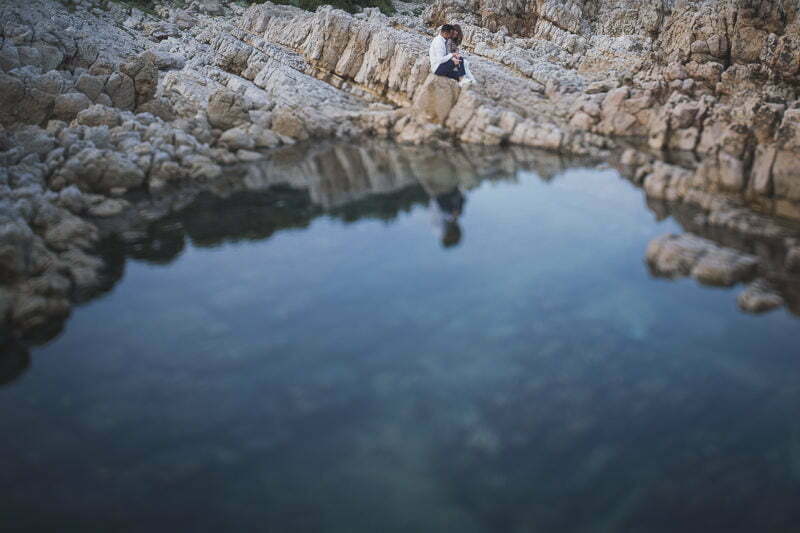 French Riviera Seaside wedding proposal 1100