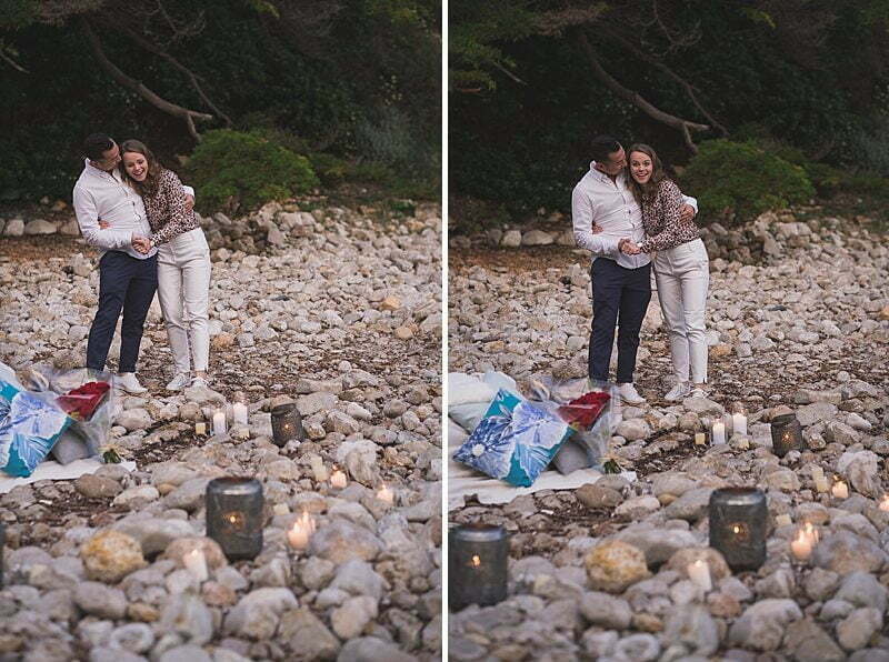 French Riviera Seaside wedding proposal 1158