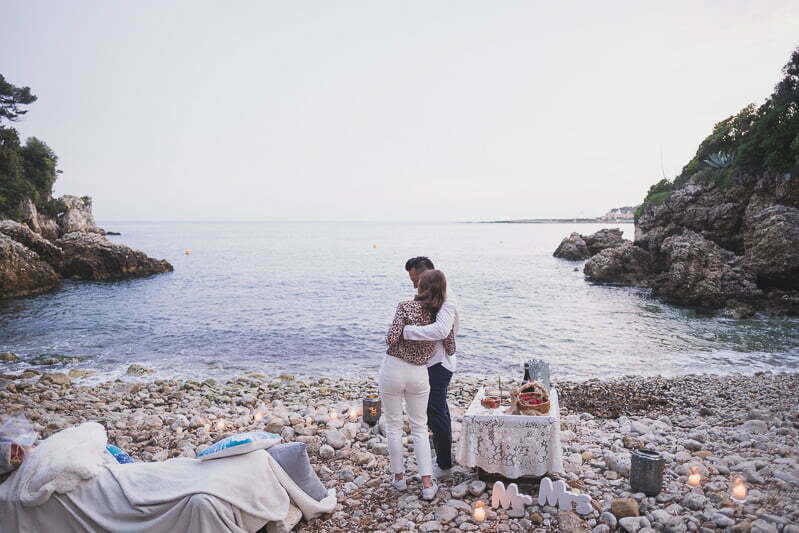 French Riviera Seaside wedding proposal 1199