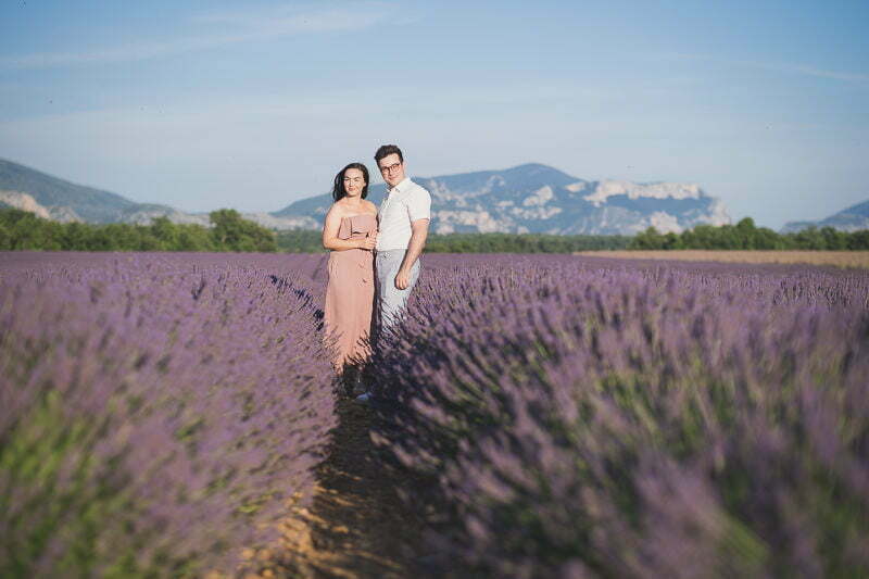 Lavender Wedding porposal Valensole Provence 1020