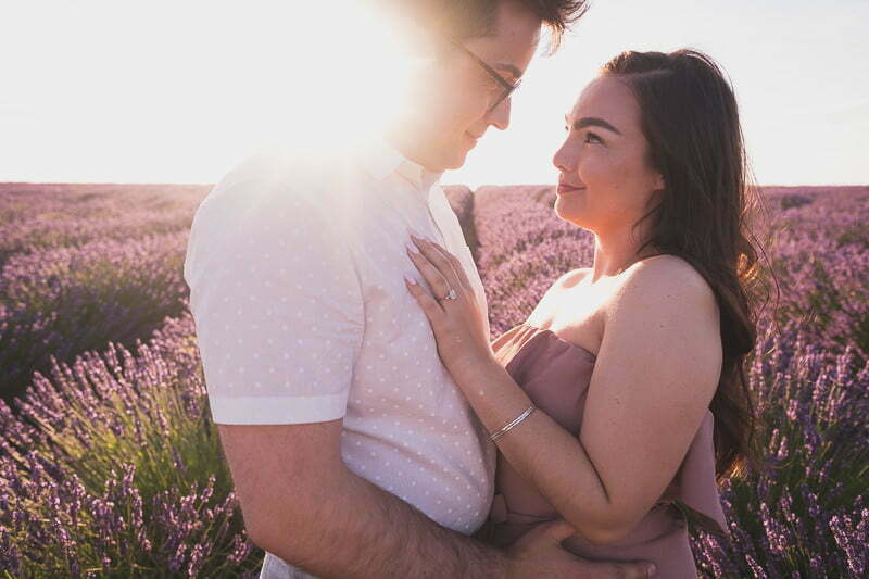 Lavender Wedding porposal Valensole Provence 1029