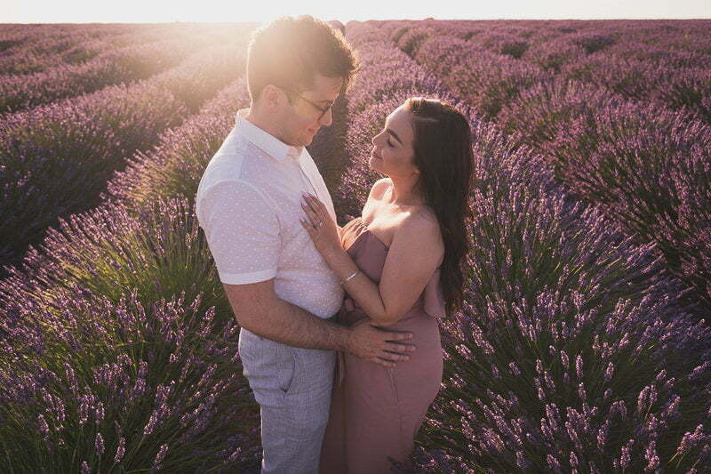Lavender Wedding porposal Valensole Provence 1032