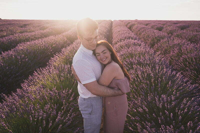 Lavender Wedding porposal Valensole Provence 1033
