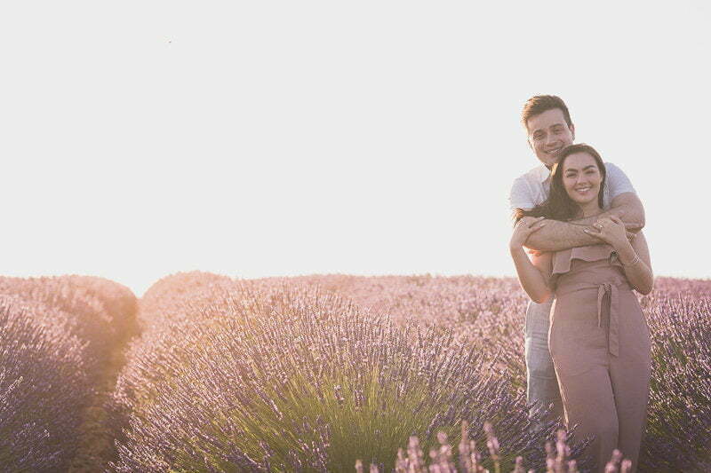 Lavender Wedding porposal Valensole Provence 1041