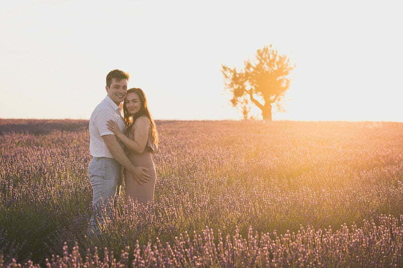Lavender Wedding porposal Valensole Provence 1069