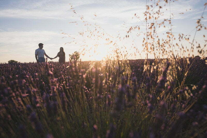 Lavender Wedding porposal Valensole Provence 1074