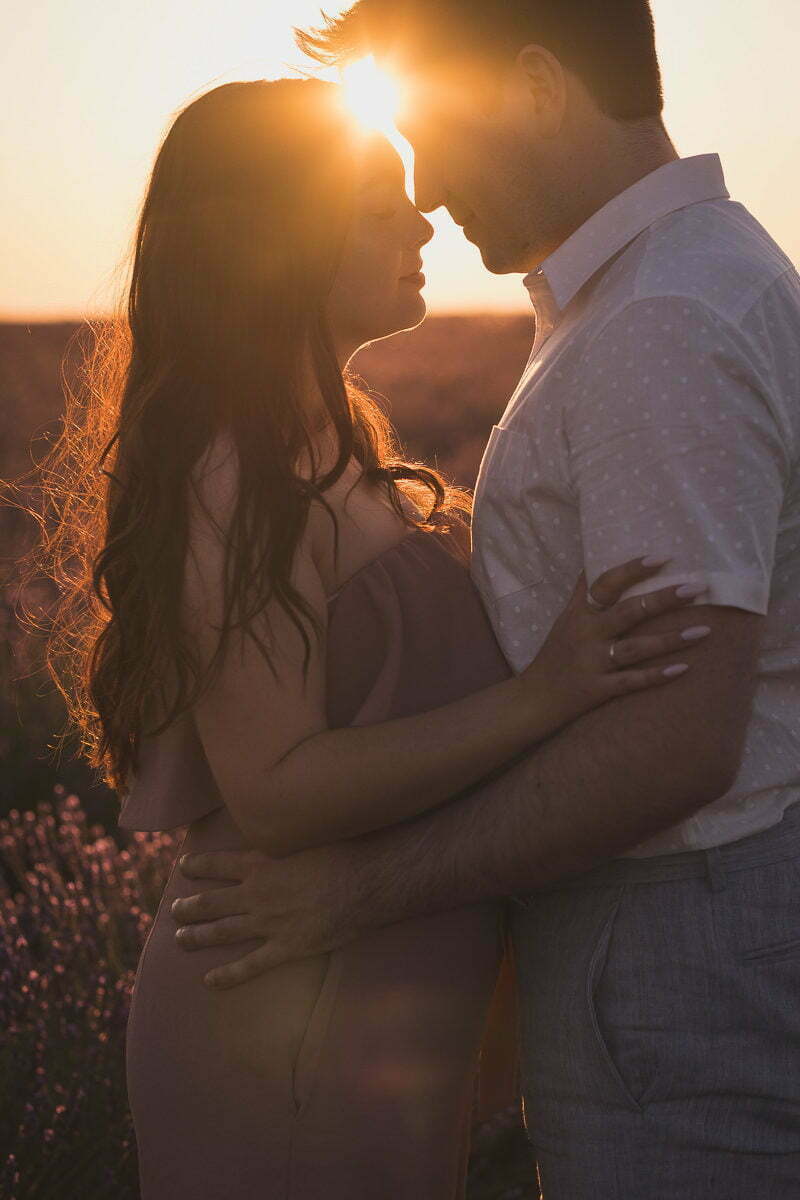 Lavender Wedding porposal Valensole Provence 1078