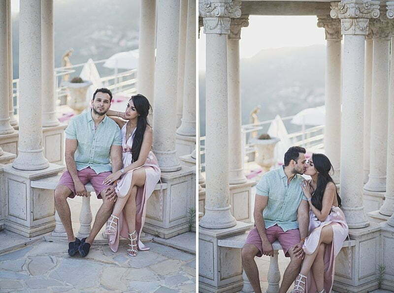 French Riviera Babymoon at Chateau Chevre d'Or. Maternity picture facing the coastline at sunset
Pictures by Wildroses
