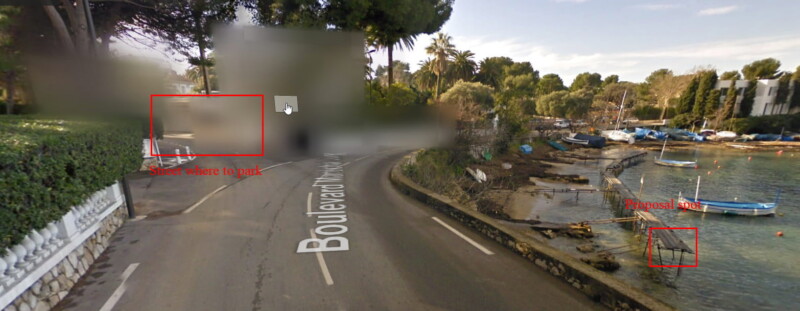 Proposal port de lolivette Antibes street view