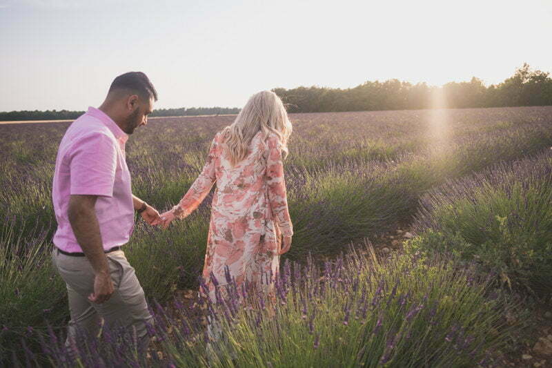 Lavender Engagement Session Valensole 2096