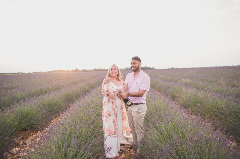 Lavender Engagement Session Valensole 2149