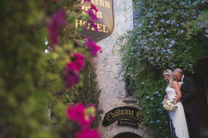 Bride and groom portraits 6 Intiamte Elopement Wedding Chateau Eza Eze 1141