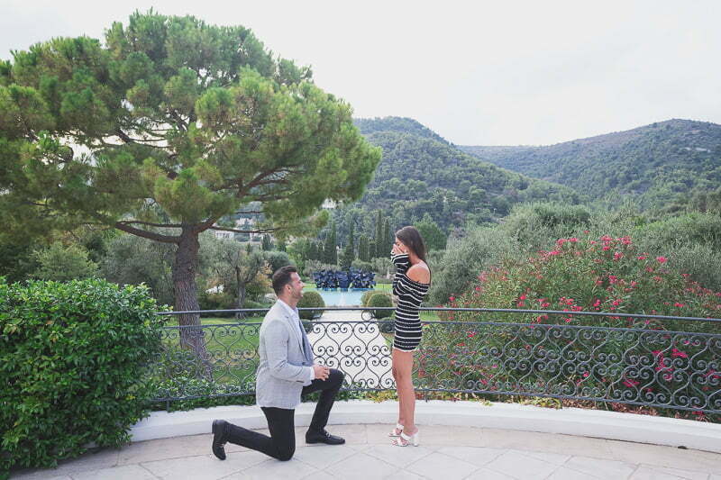 Wedding Proposal Saint Paul de Vence Chateau Saint Martin Spa 3049