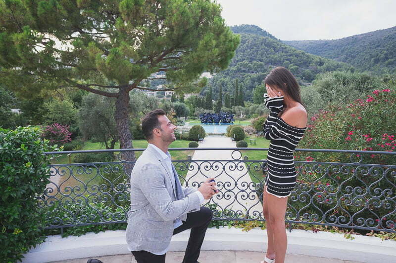 Wedding Proposal Saint Paul de Vence Chateau Saint Martin Spa 3050
