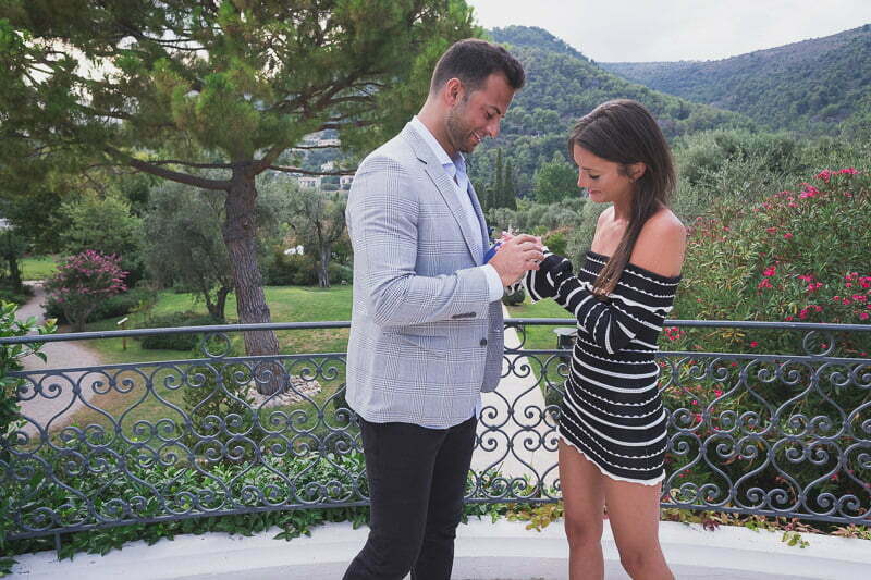 Wedding Proposal Saint Paul de Vence Chateau Saint Martin Spa 3061