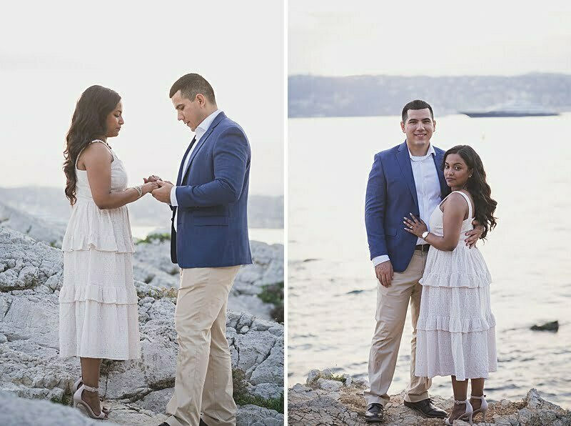 Seaside wedding Proposal French Riviera 1064